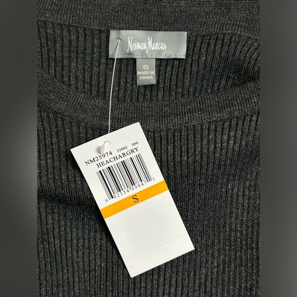 New! Neiman Marcus Laced Arm Sweater Dress - Picture 4 of 8